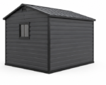 OWALDO ShadowVault X90 Outdoor-Geräteschuppen mit Doppeltüren – Bild 3