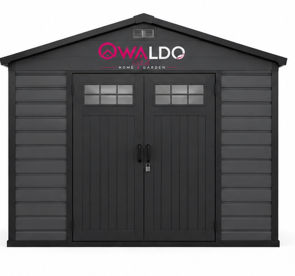 OWALDO ShadowVault X90 Outdoor-Geräteschuppen mit Doppeltüren