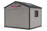 OWALDO SilverGuard X120 Outdoor-Geräteschuppen mit Fenstern – Bild 2