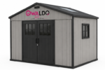 OWALDO SilverGuard X120 Outdoor-Geräteschuppen mit Fenstern – Bild 4