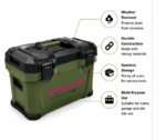 OWALDO TerraGrip 58-teiliger Werkzeugkoffer für Reparatur & Wartung – Bild 2