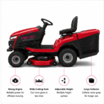 OWALDO CrimsonTorque R48 Aufsitzrasentraktor mit Grasfangsystem – Bild 2