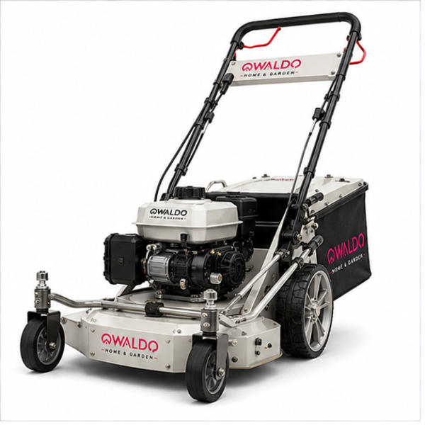 OWALDO ProTrim X30 Gewerblicher Handrasenmäher mit Grasfangkorb