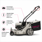 OWALDO ProTrim X30 Gewerblicher Handrasenmäher mit Grasfangkorb – Bild 2